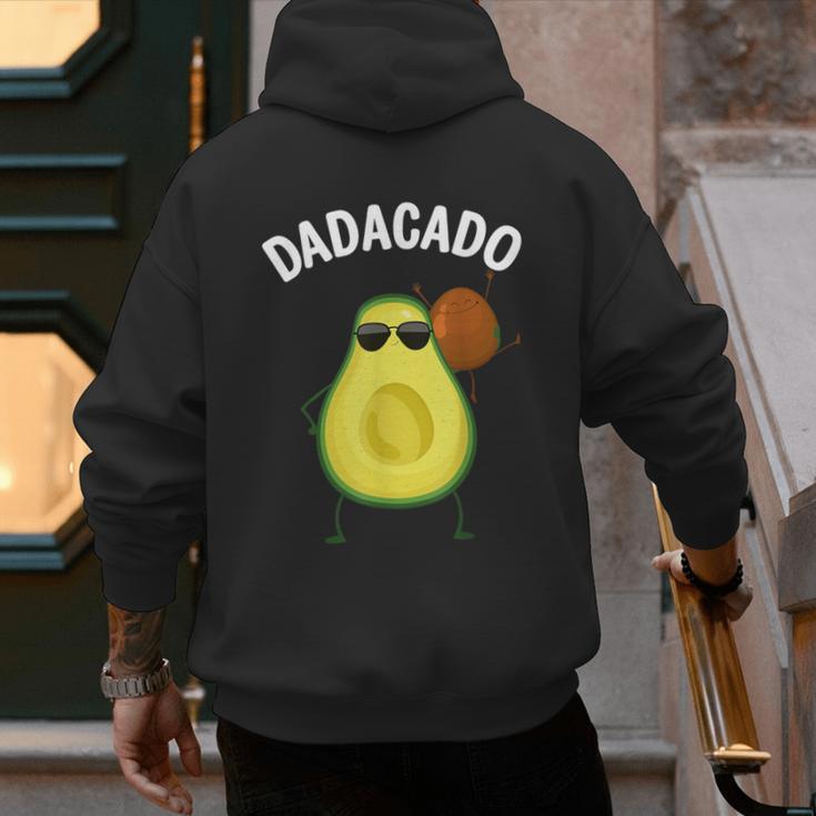 Cute Avocado For Dad Men Fruit Avocado Pear Lovers Men's Hoodie Back Print