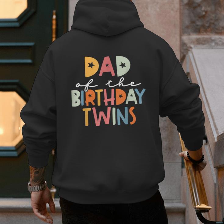 Dad Of The Birthday Twins Kids Great Daddy Of Twins Bday Men's Hoodie Back Print Dad Of The Birthday Twins Kids Great Daddy Of Twins Bday Men's Hoodie Back Print