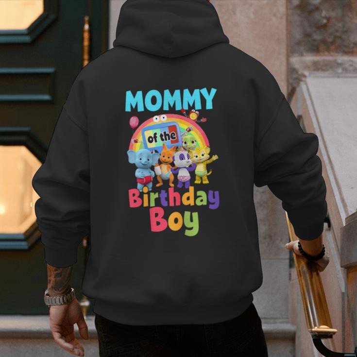 Dad And Mom Mommy Of The Birthday Boy Family Party Decor Men's Hoodie Back Print