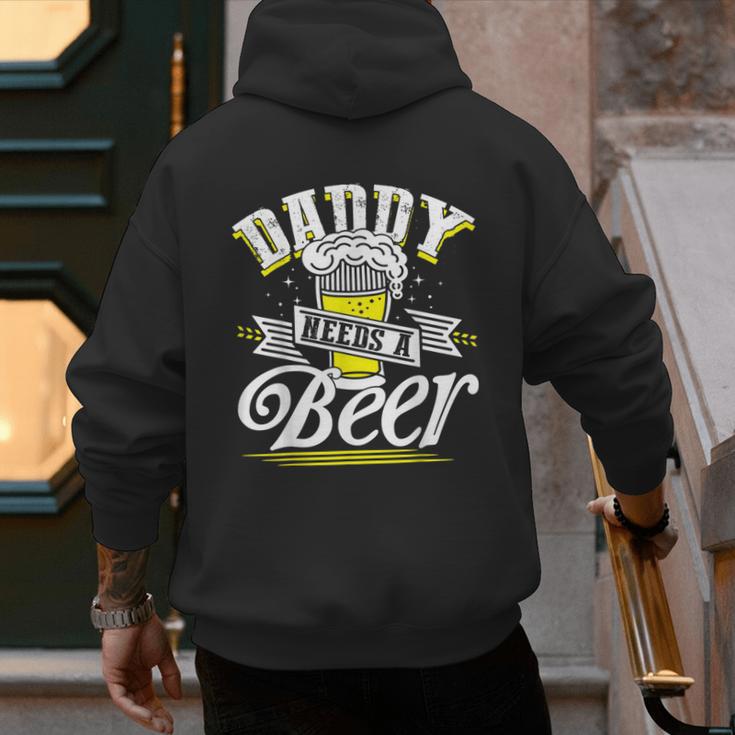 Dad Needs A Beer Button Up Shirts Beer Drinking Lover Men's Hoodie Back Print Dad Needs A Beer Button Up Shirts Beer Drinking Lover Men's Hoodie Back Print