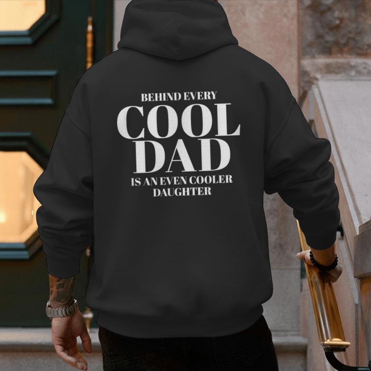 Dad Quote Fathers Day Shirt For Dad From Daughter Men's Hoodie Back Print