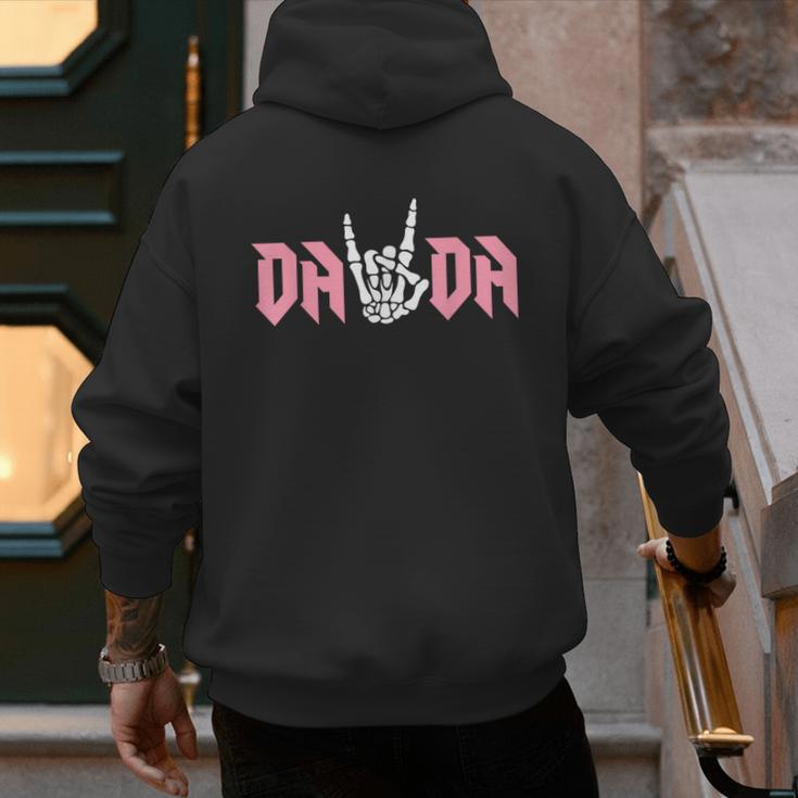 Dada Of The Bad Two The Bone Birthday 2 Years Old Birthday Men's Hoodie Back Print