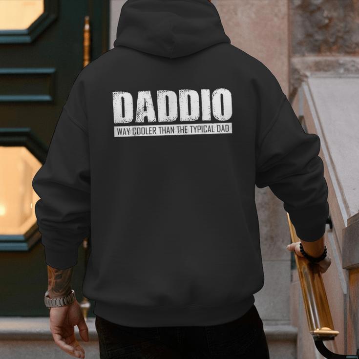 Daddio Father's Day Men's Hoodie Back Print