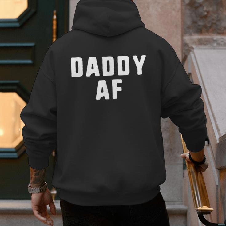 Daddy AF As Fuck Christmas T-Shirt Men's Hoodie Back Print