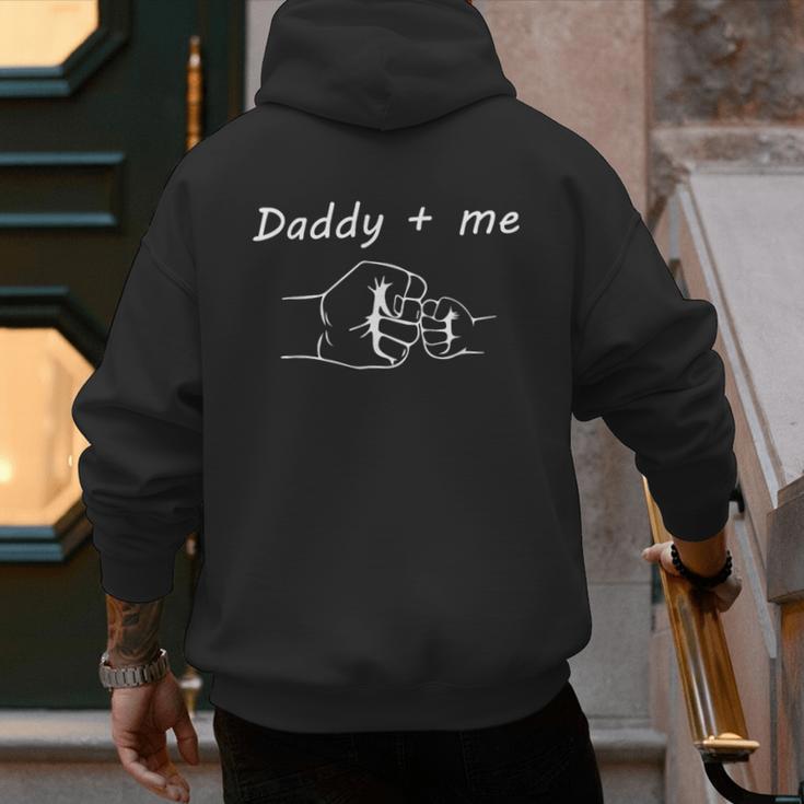 Daddy And Me Best Dad Ever Fist Bump Father's Day Men's Hoodie Back Print Daddy And Me Best Dad Ever Fist Bump Father's Day Men's Hoodie Back Print