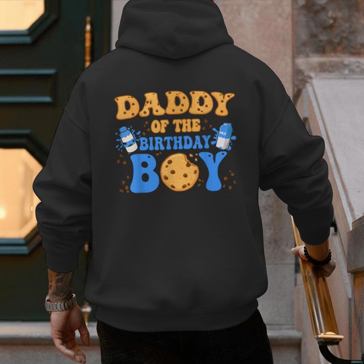 Daddy Of The Birthday Boy Milk And Cookies Lover Men's Hoodie Back Print Daddy Of The Birthday Boy Milk And Cookies Lover Men's Hoodie Back Print