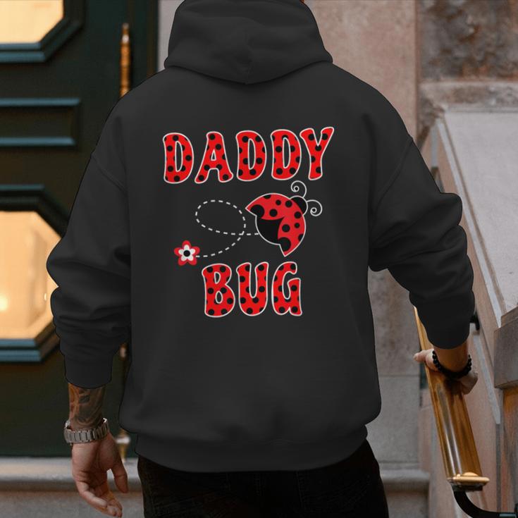 Daddy Bug Ladybug Dad Men's Hoodie Back Print Daddy Bug Ladybug Dad Men's Hoodie Back Print
