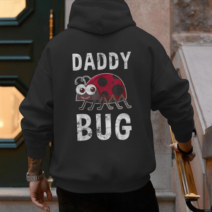 Daddy Bug Ladybug Lover Cute Dad Small Men's Hoodie Back Print Daddy Bug Ladybug Lover Cute Dad Small Men's Hoodie Back Print