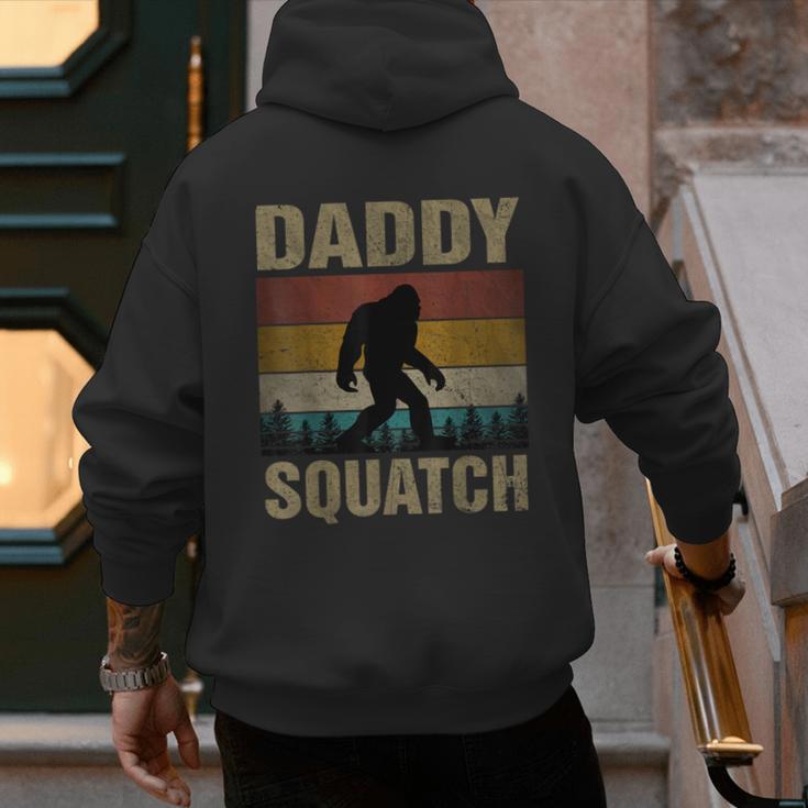 Daddy Squatch Bigfoot Dad Sasquatch Yeti Family Matching Men's Hoodie Back Print Daddy Squatch Bigfoot Dad Sasquatch Yeti Family Matching Men's Hoodie Back Print