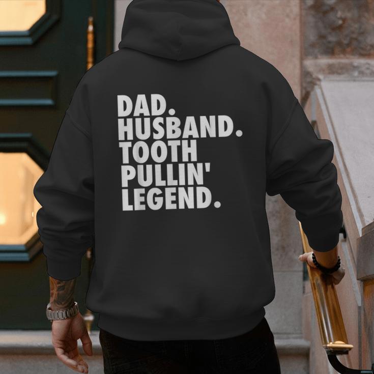 Dentist Men Son Husband Dad Boss Men's Hoodie Back Print