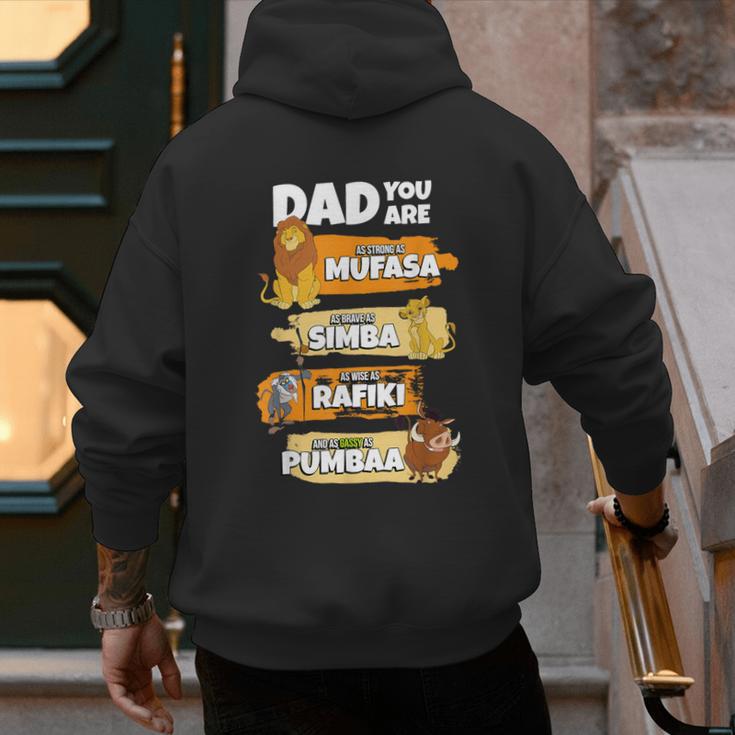Disney The Lion King Dad You Are Word Stack Men's Hoodie Back Print Disney The Lion King Dad You Are Word Stack Men's Hoodie Back Print