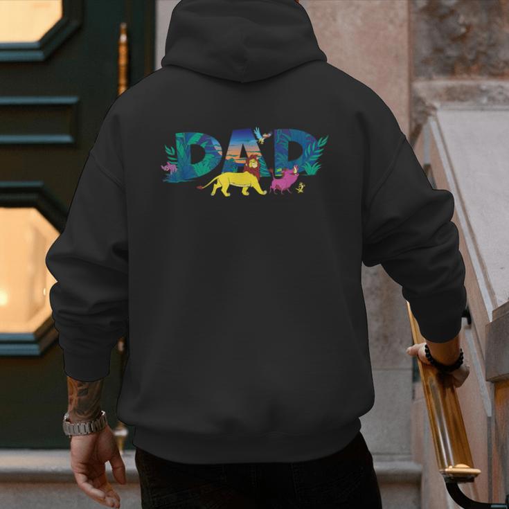 Disney The Lion King Simba & Pals Dad Father's Day Birthday Men's Hoodie Back Print