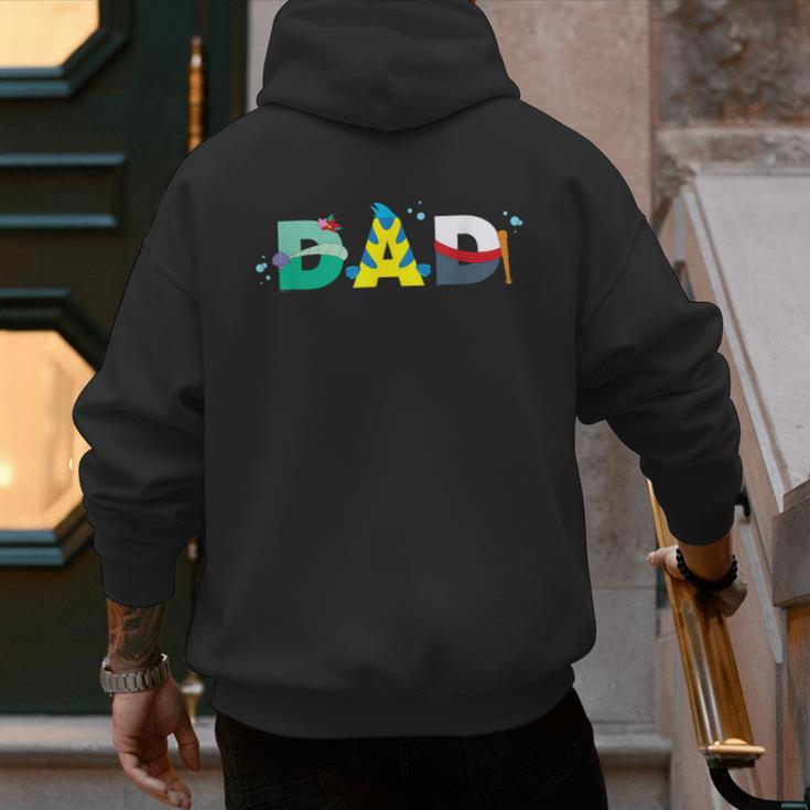 Disney The Little Mermaid Ariel Father’s Day Birthday Dad Men's Hoodie Back Print