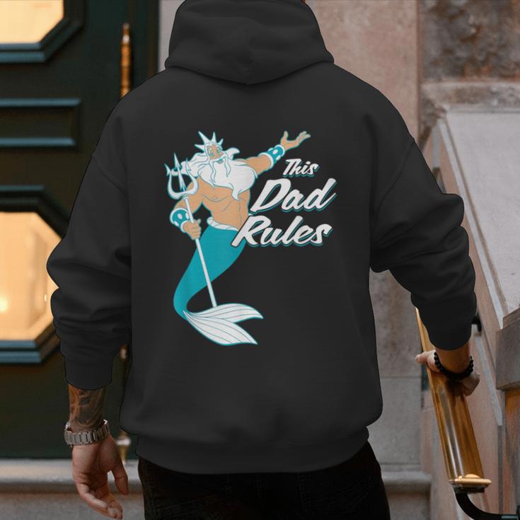 Disney The Little Mermaid King Triton Dad Men's Hoodie Back Print