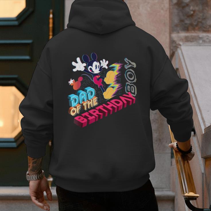 Disney Mickey Mouse Family Star Dad Of The Birthday Boy Men's Hoodie Back Print