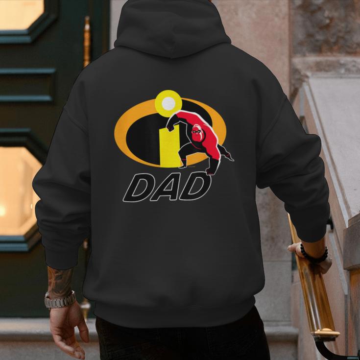 Disney And Pixar's The Incredibles Mr Incredible Dad Family Men's Hoodie Back Print