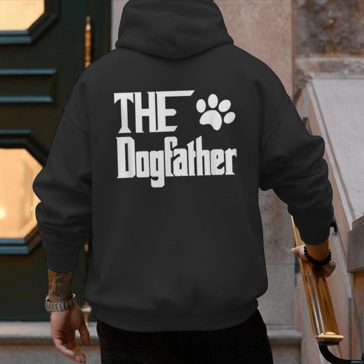 The Dogfather Dog Father Dad Men's Hoodie Back Print