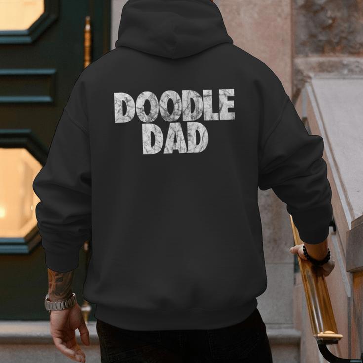 Doodle Dad Shirt Goldendoodle Dad Men's Hoodie Back Print