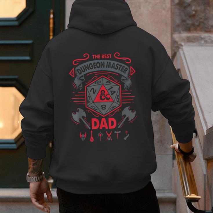 Dungeons & Dragons The Best Dungeon Master Dad Die Logo Men's Hoodie Back Print