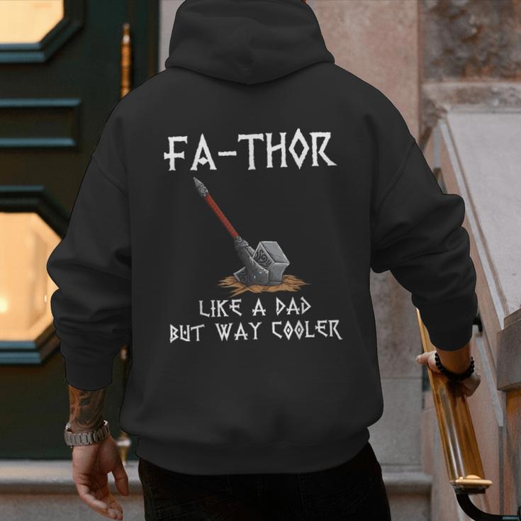 FA-Thor Fathers Day Tshirt Dad Father Men's Hoodie Back Print FA-Thor Fathers Day Tshirt Dad Father Men's Hoodie Back Print
