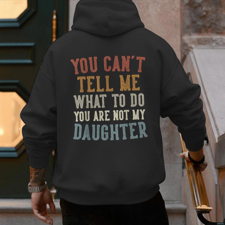 Father's Day Dad From Daughter Daddy Men's Hoodie Back Print