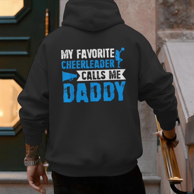 My Favorite Cheerleader Calls Me Daddy Cheer Dad Fathers Day Men's Hoodie Back Print My Favorite Cheerleader Calls Me Daddy Cheer Dad Fathers Day Men's Hoodie Back Print