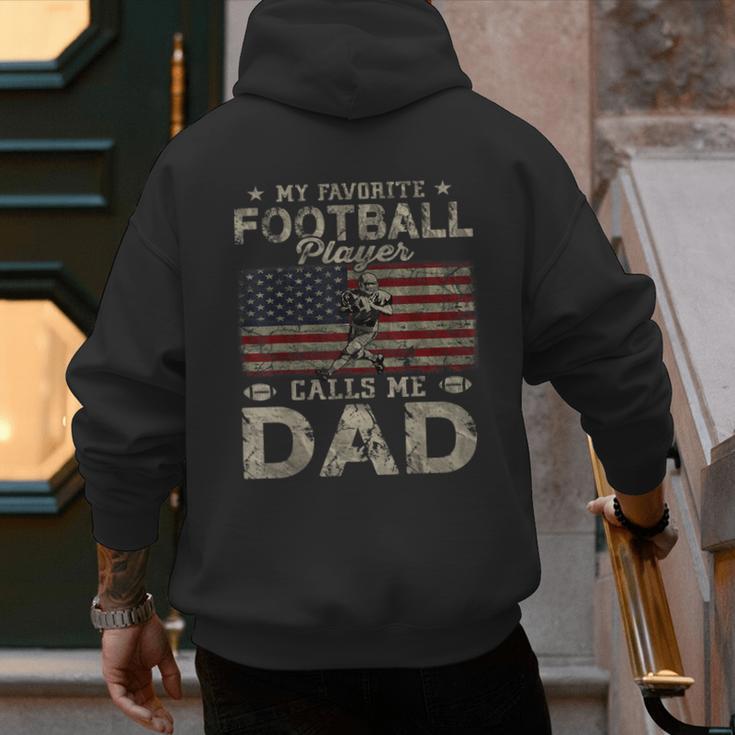 My Favorite Football Player Calls Me Dad Father's Day Men's Hoodie Back Print My Favorite Football Player Calls Me Dad Father's Day Men's Hoodie Back Print
