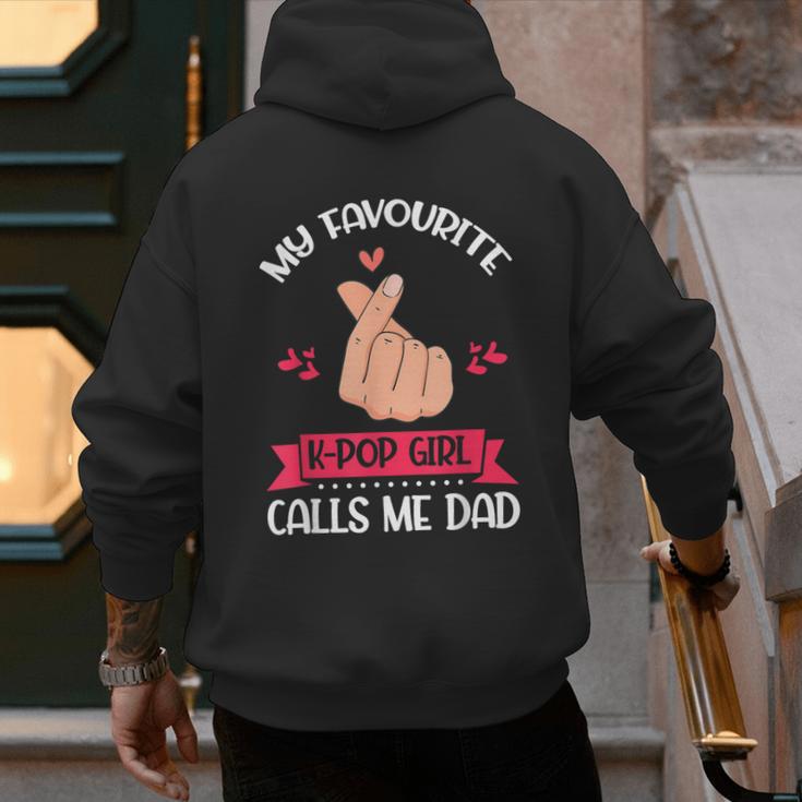My Favorite K-Pop Girl Calls Me Dad K-Pop Girl Men's Hoodie Back Print