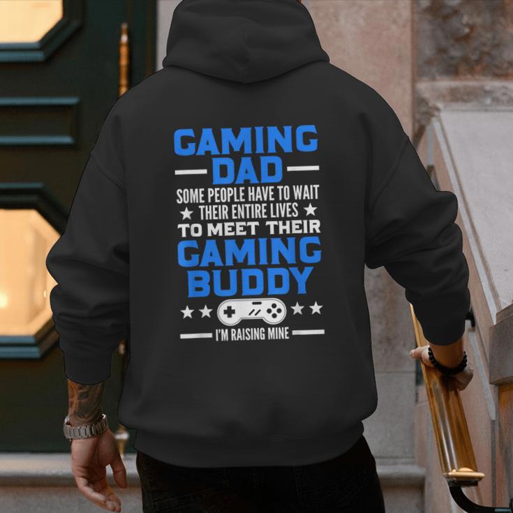 Gamer Video Games Gaming Dad Gaming Men's Hoodie Back Print