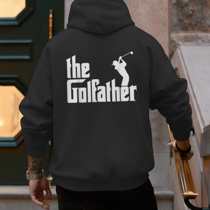 The GolfFather Golf Father God Father Dad Golfer Men's Hoodie Back Print The GolfFather Golf Father God Father Dad Golfer Men's Hoodie Back Print