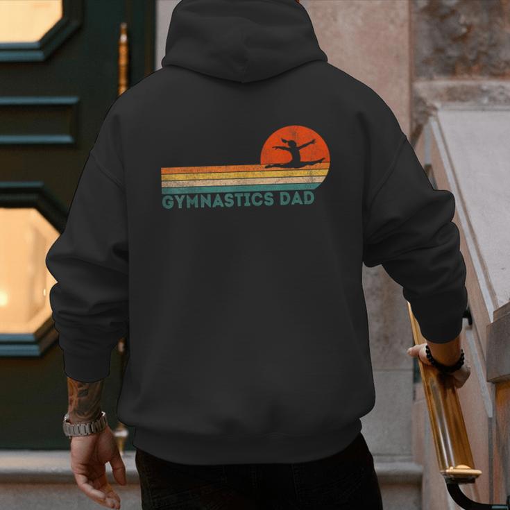 Gymnastics Dad Gymnastics Daughter Gymnast Dad Men's Hoodie Back Print