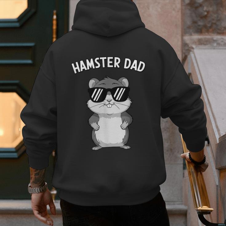 Hamster For Men Dad Boys Animal Hamster Lover Men's Hoodie Back Print