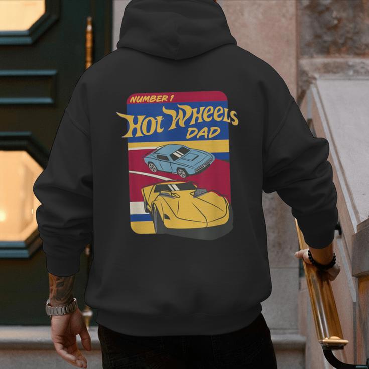 Hot Wheels Father's Day Number 1 Dad Men's Hoodie Back Print