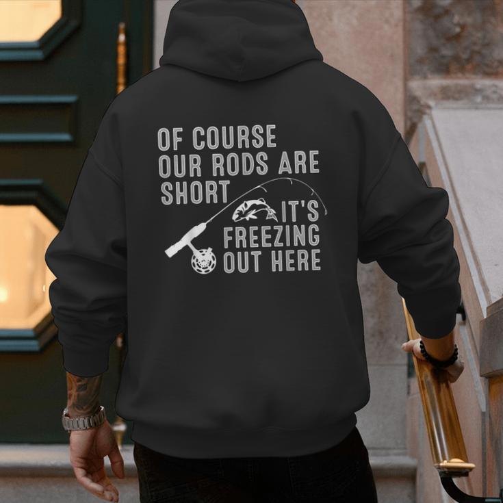 Ice Fishing Art For Men Dad Father Ice Fishing Lover Men's Hoodie Back Print Ice Fishing Art For Men Dad Father Ice Fishing Lover Men's Hoodie Back Print