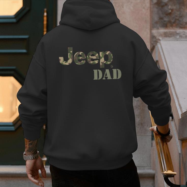 Jeep Dad Officially Licensed Men's Hoodie Back Print