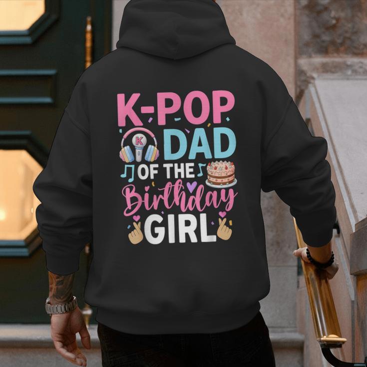 K-Pop Dad Of The Birthday Girl Men's Hoodie Back Print