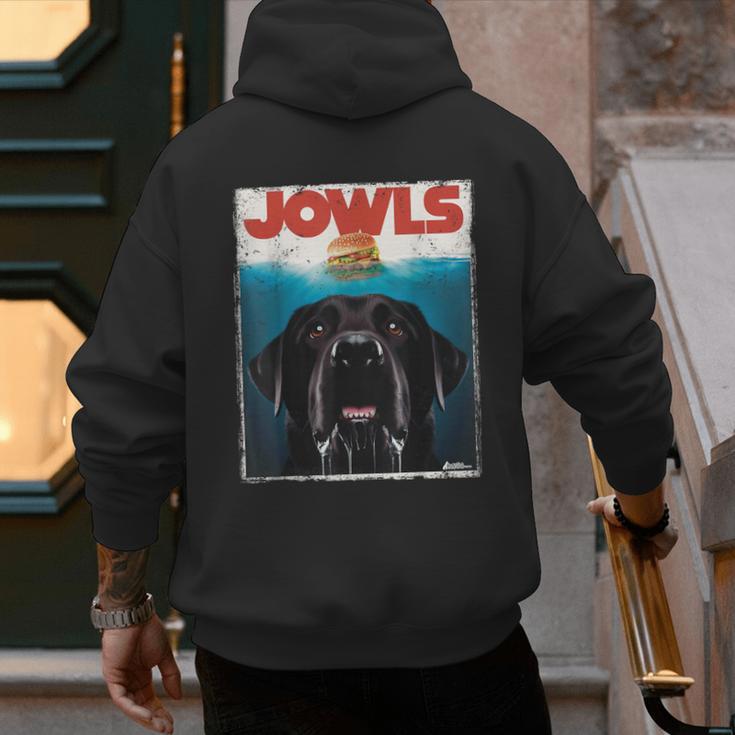 Lab Jowls Tee Labrador Retriever Mom Top Dad Men's Hoodie Back Print