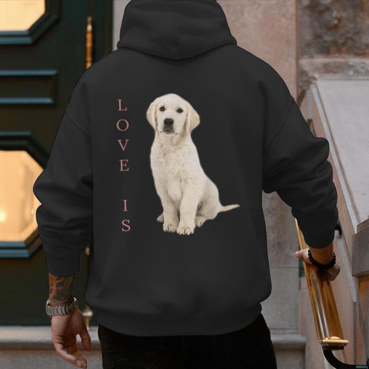 Labrador Retriever Shirt Women Men Lab Mom Dad Dog Tee Men's Hoodie Back Print