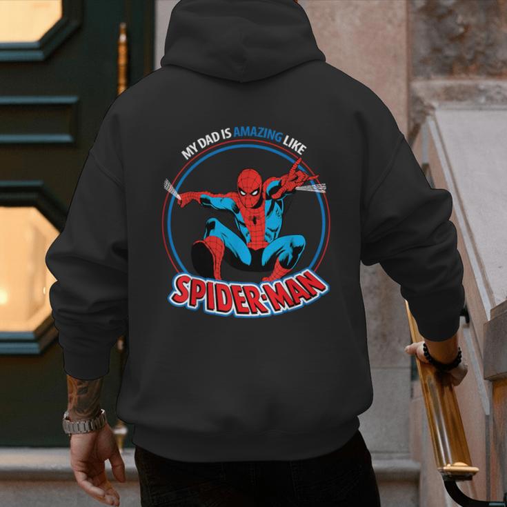 Marvel Dad Is Amazing Like Spider-Man Father's Day Men's Hoodie Back Print Marvel Dad Is Amazing Like Spider-Man Father's Day Men's Hoodie Back Print