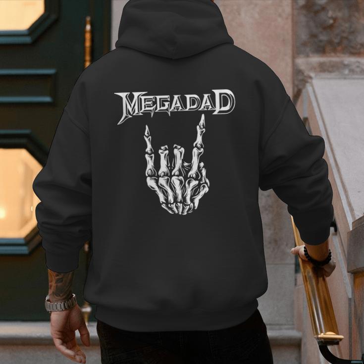Megadad Retro 90s Hard Rock Band Heavy Metal Father's Day Men's Hoodie Back Print Megadad Retro 90s Hard Rock Band Heavy Metal Father's Day Men's Hoodie Back Print