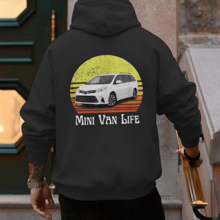 Mini Van Life Soccer Mom Dad Parent For Parents Men's Hoodie Back Print