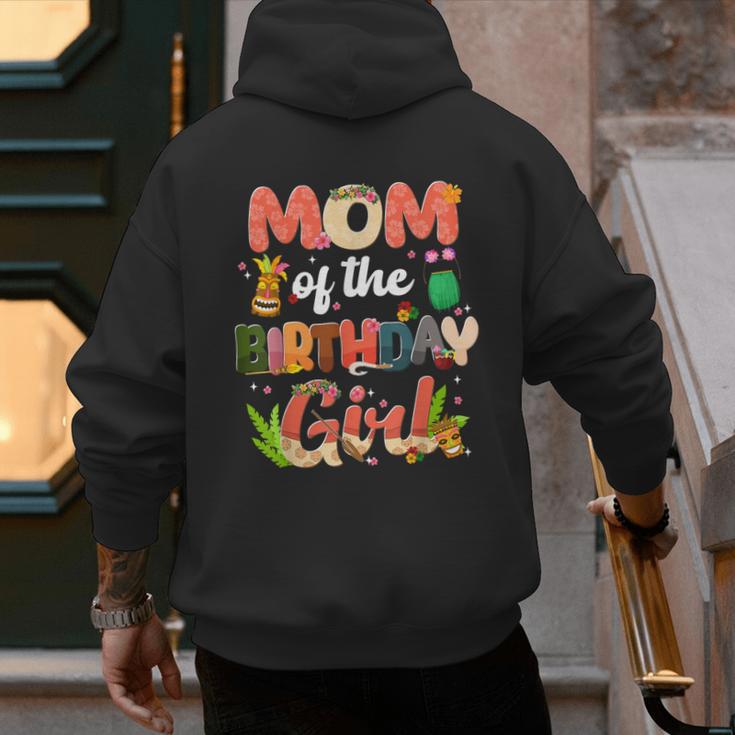 Mom And Dad Birthday Girl Matching Family Party Decorations Men's Hoodie Back Print