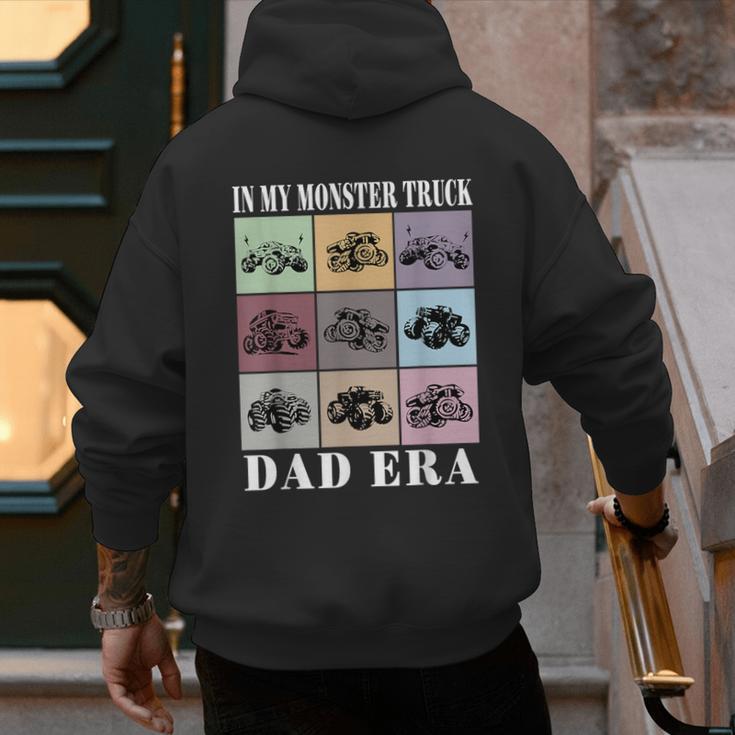 In My Monster Trucks Dad Era Men's Hoodie Back Print