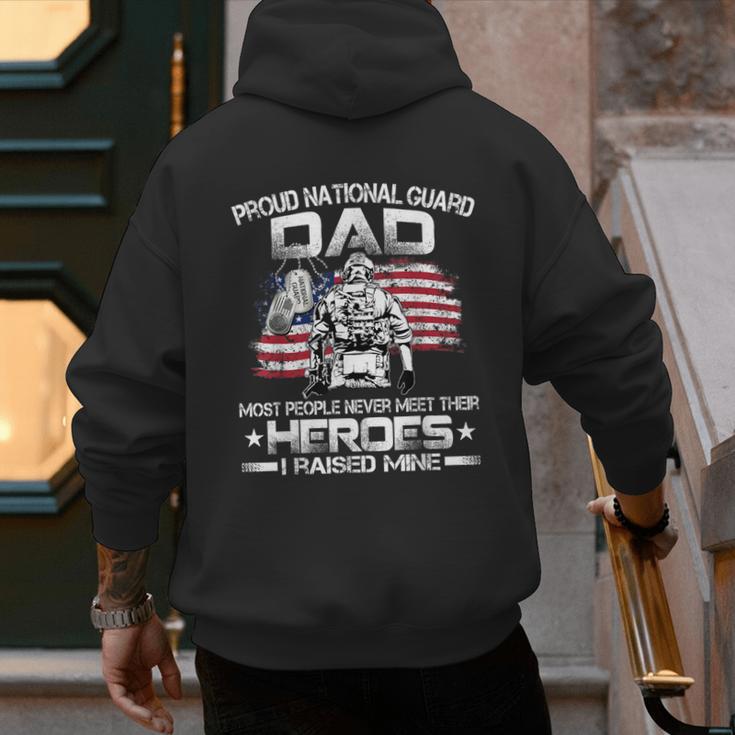 National Guard Graduation Proud National Guard Dad Men's Hoodie Back Print