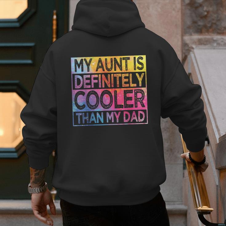 Nephew Niece My Aunt Is Cooler Than My Dad Men's Hoodie Back Print Nephew Niece My Aunt Is Cooler Than My Dad Men's Hoodie Back Print