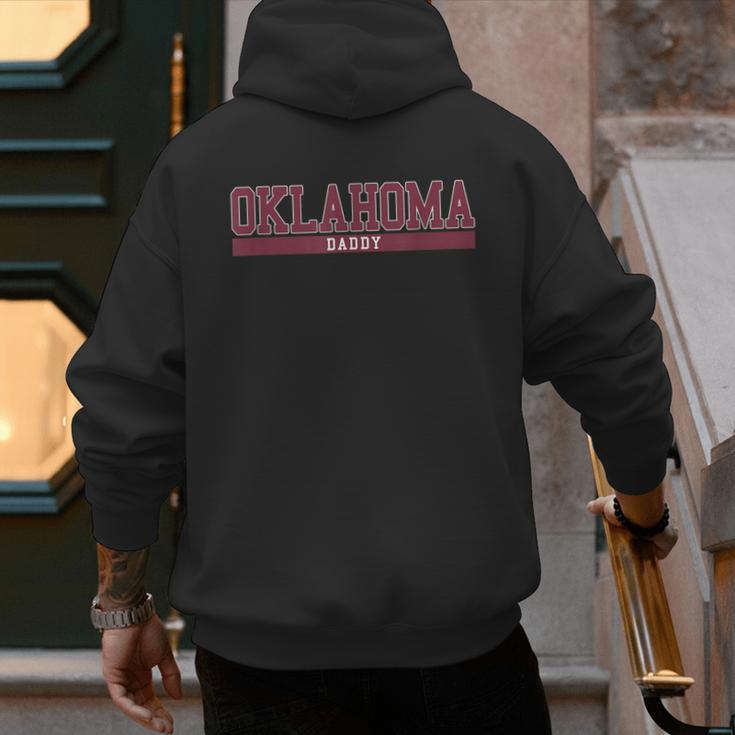 Oklahoma Dad University Sports Men's Hoodie Back Print