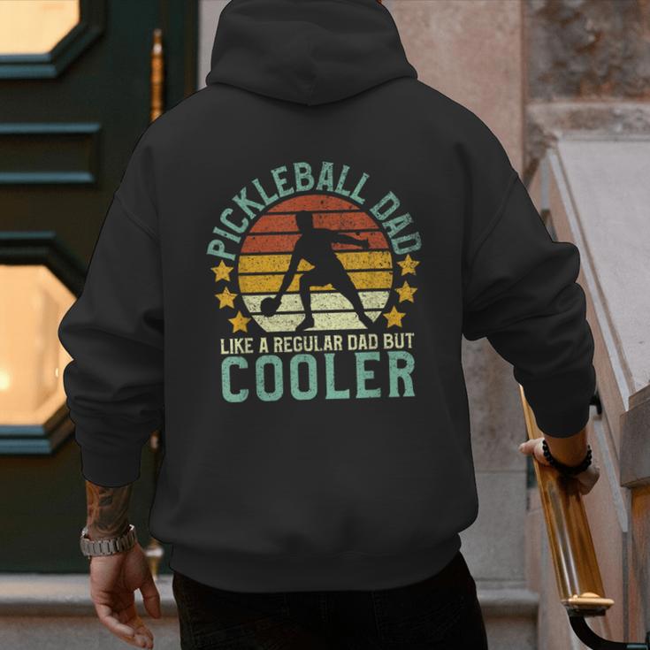 Pickleball Dad Pickleball Player Men's Hoodie Back Print