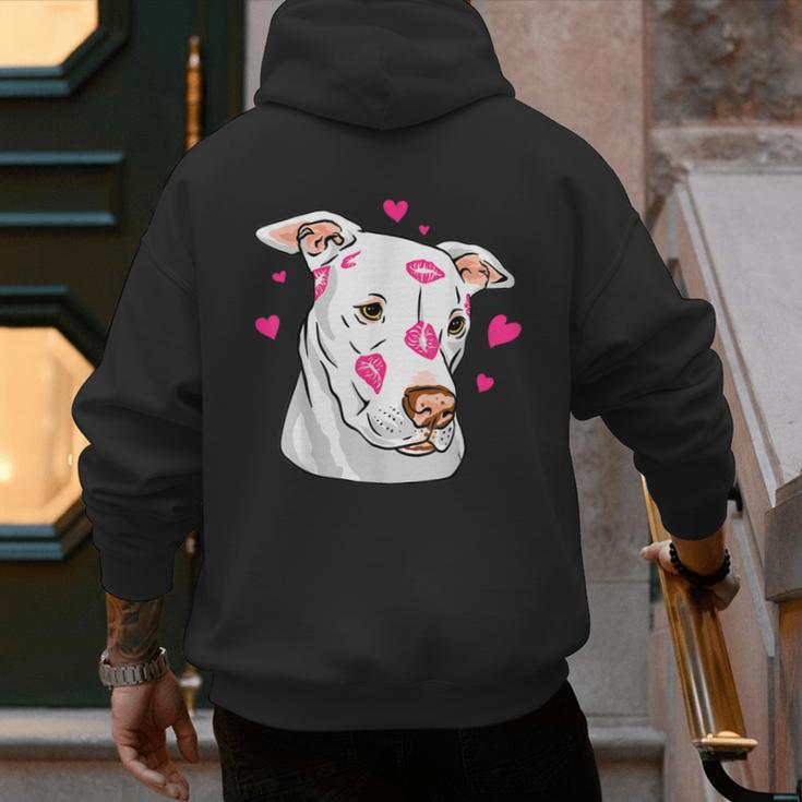 Pitbull Love Pitbull Moms Dads Men's Hoodie Back Print Pitbull Love Pitbull Moms Dads Men's Hoodie Back Print