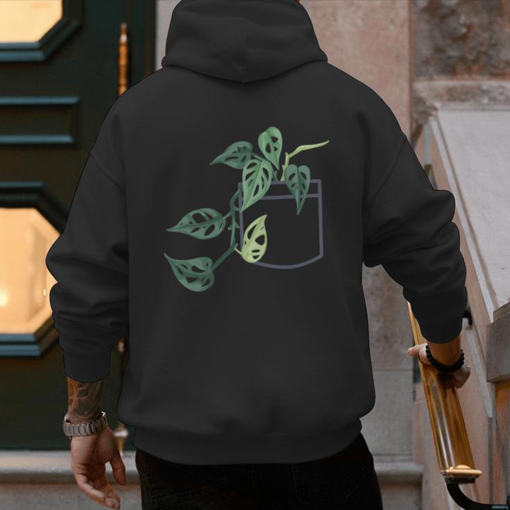 Plant Dad Plant Mom Grow Monstera Adansonii Urban Gardener Men's Hoodie Back Print Plant Dad Plant Mom Grow Monstera Adansonii Urban Gardener Men's Hoodie Back Print