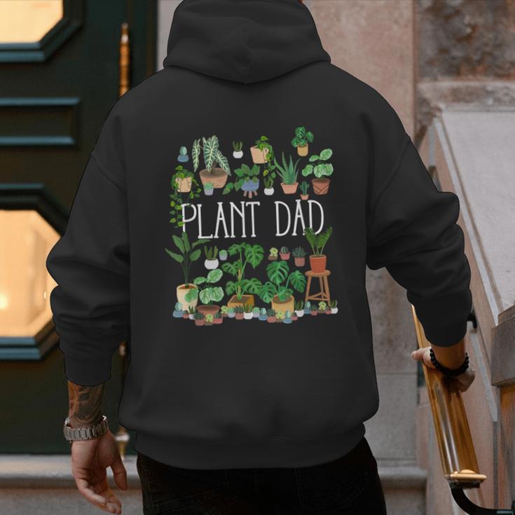 Potted Plant Dad Men's Hoodie Back Print